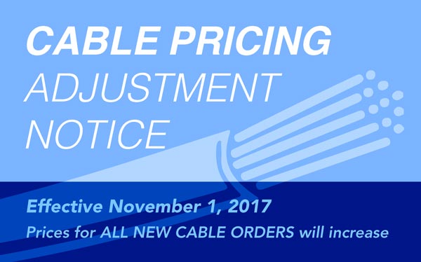 Cable Pricing Adjustment Notice Nov 2017